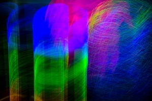 Experimental Abstract Light Photography One- Light Paintings By peter Smolenski